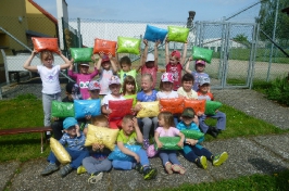 Odměna za 2. místo ve sběru hliníku